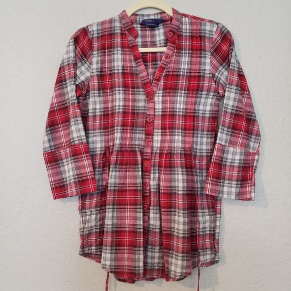 Miley Cyrus Max Azria Plaid Button Up S - Picture 2 of 8